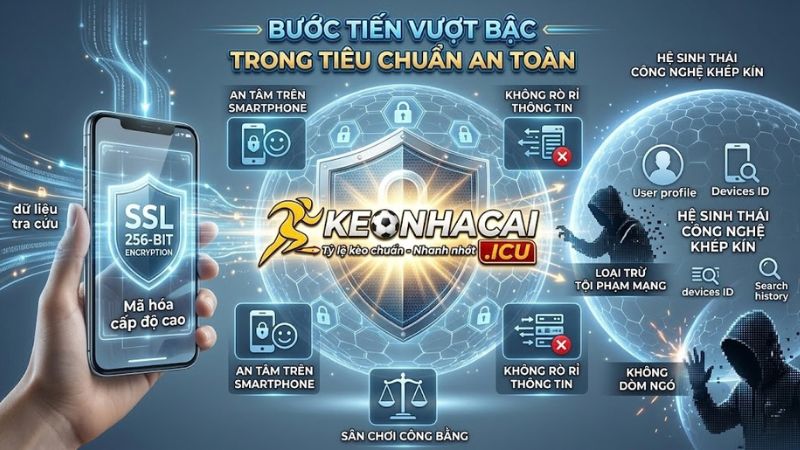 Hệ thống mã hóa bảo mật dữ liệu an toàn tại keonhacai
