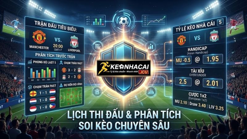 Bảng lịch thi đấu bóng đá tích hợp tỷ lệ kèo nhà cái và thống kê đối đầu tại keonhacai.icu Bảng lịch thi đấu bóng đá tích hợp tỷ lệ kèo nhà cái và thống kê đối đầu tại keonhacai.icu